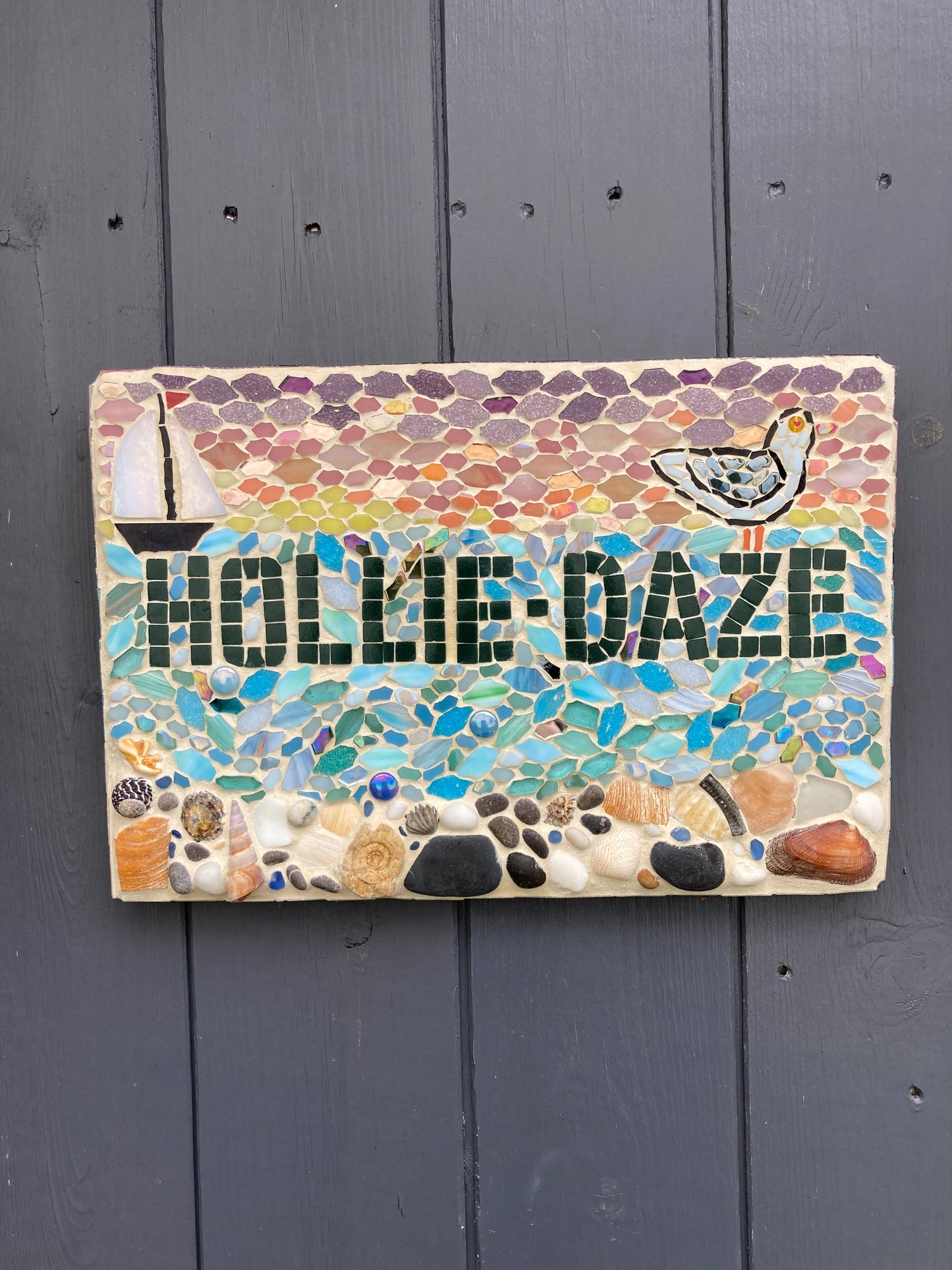 Custom Mosaic House Signs, Made to order.