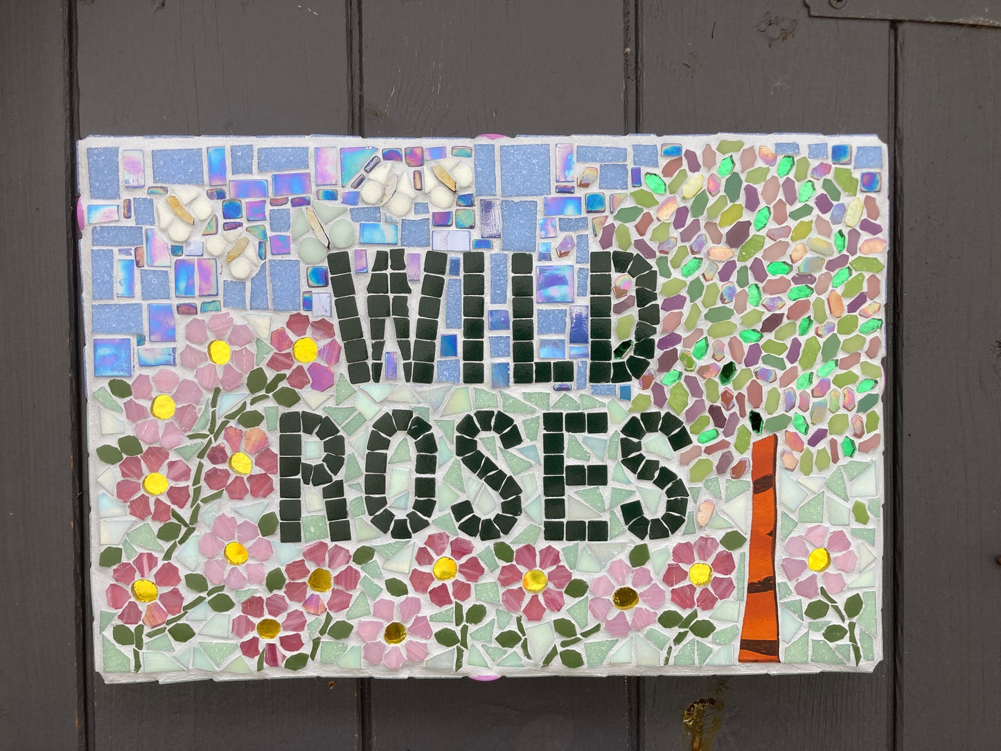 Custom Mosaic House Signs, Made to order.