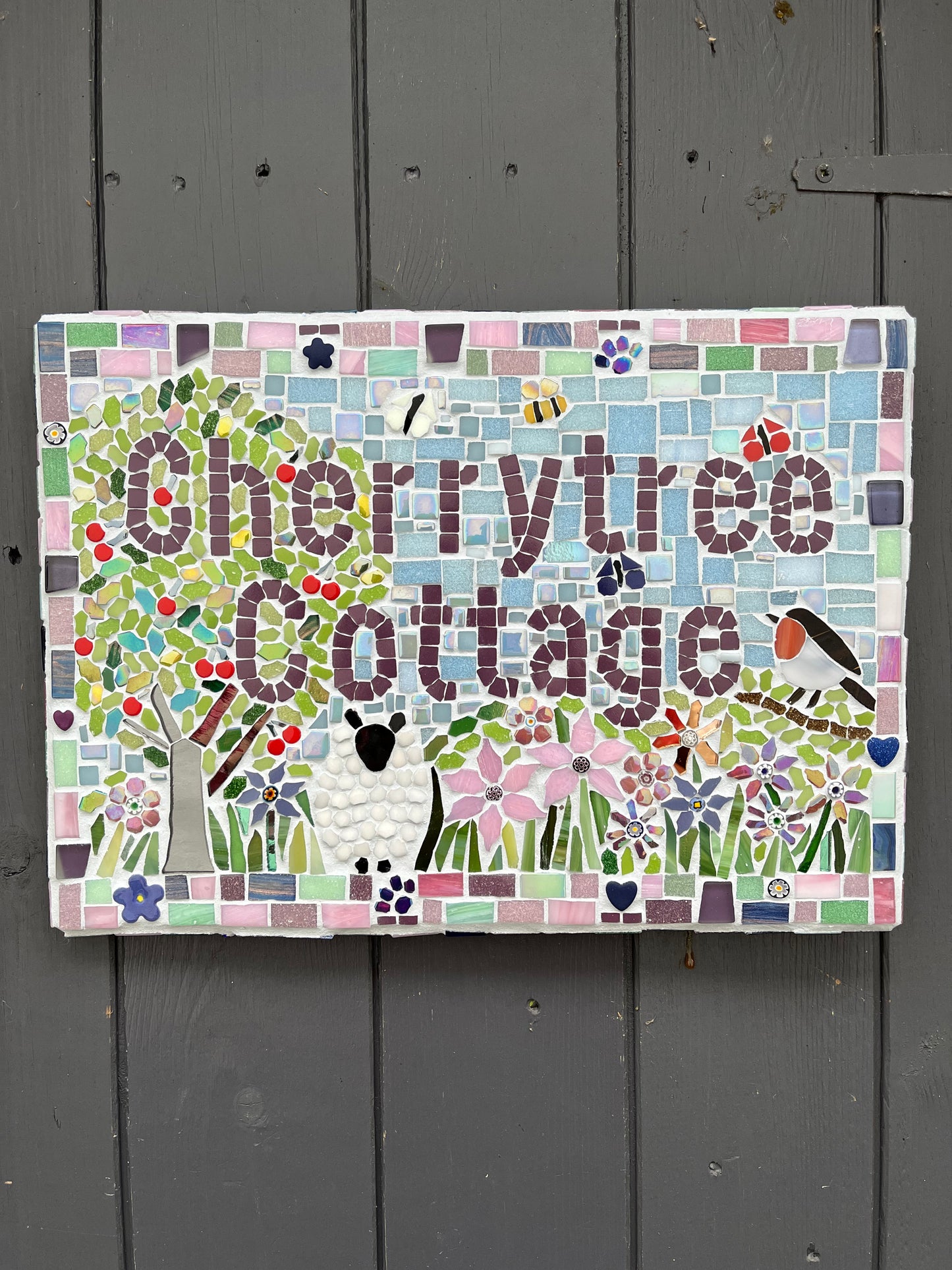 Custom Mosaic House Signs, Made to order.