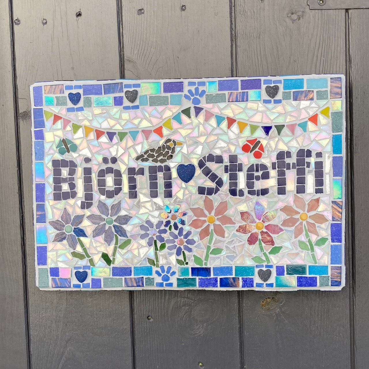 Custom Mosaic House Signs, Made to order.